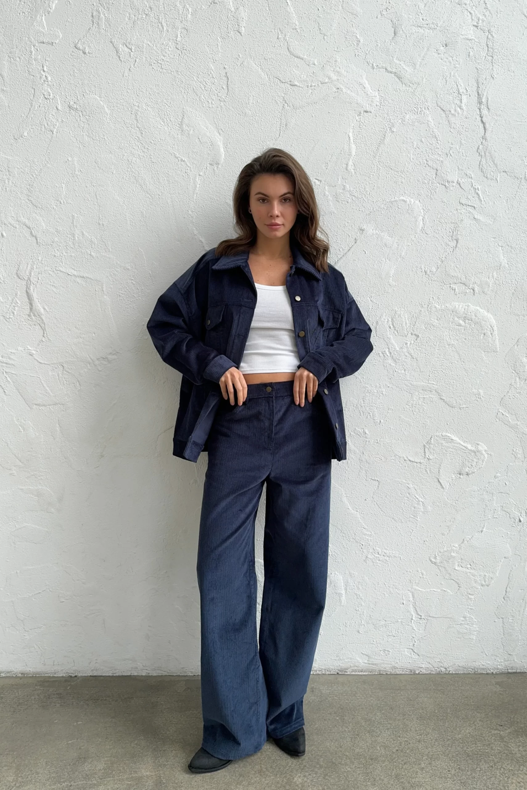 БРЮКИ ПАЛАЦЦО ВЕЛЬВЕТОВІ В КОЛЬОРАХ