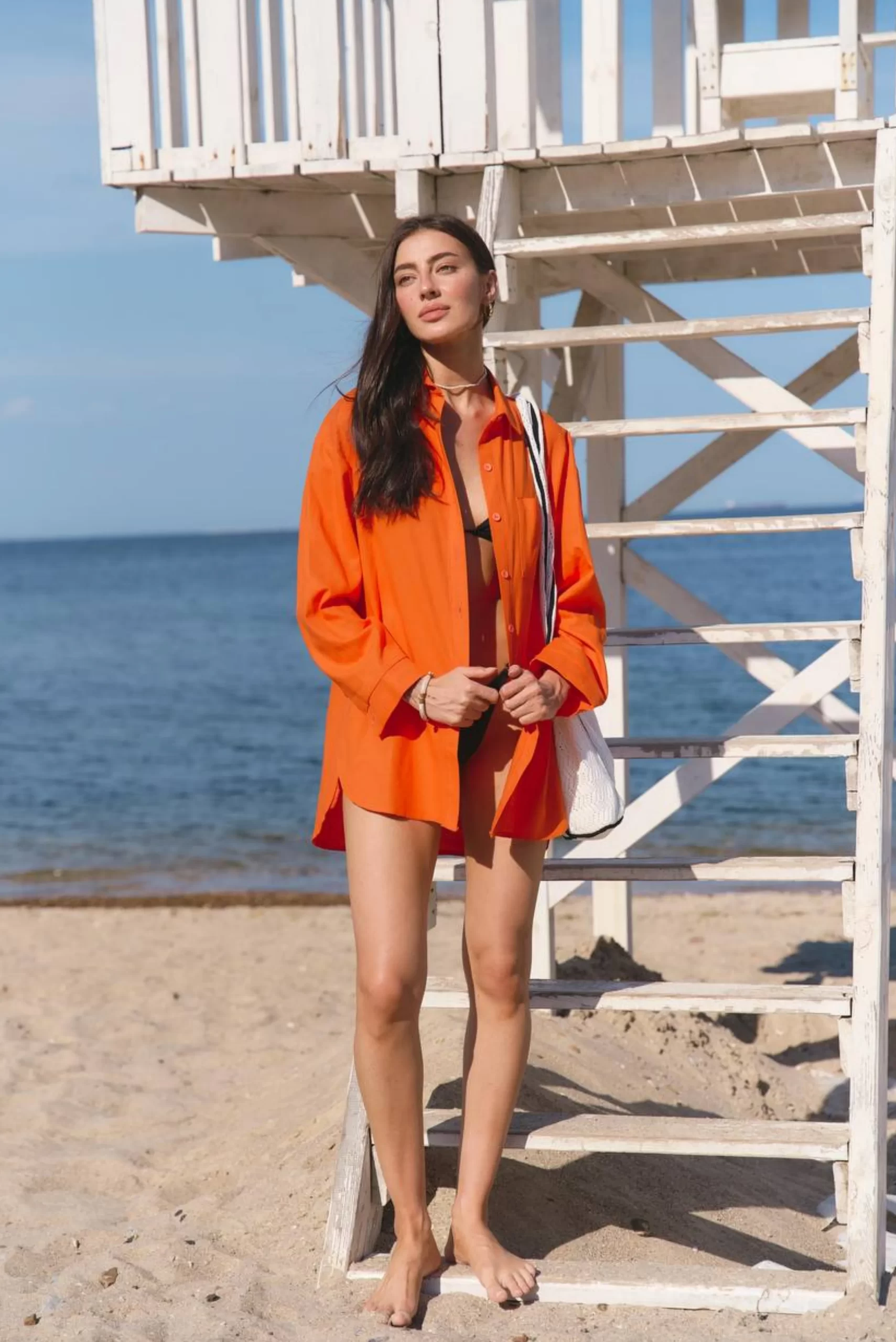 СОРОЧКА ЛЛЯНА OVERSIZE В КОЛЬОРАХ