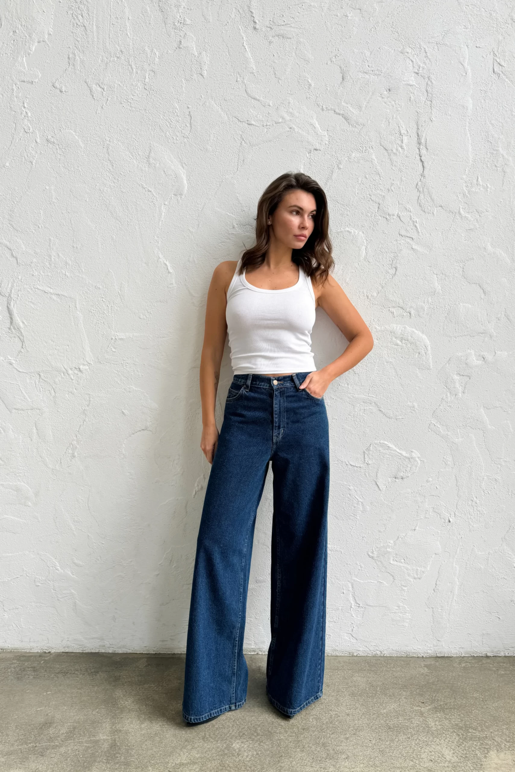 ДЖИНСИ ПАЛАЦЦО/СИНІЙ